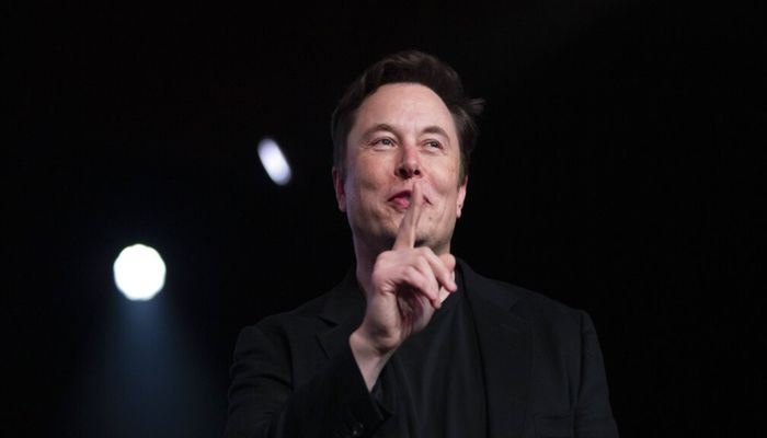 In this March 14, 2019, file photo Tesla CEO Elon Musk speaks before unveiling the Model Y at Tesla's design studio in Hawthorne, Calif. Photo: AP