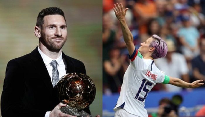 Messi, Rapinoe Win Ballon d'Or Awards