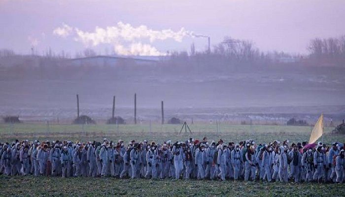 Climate activists invade east German coal mines in protest