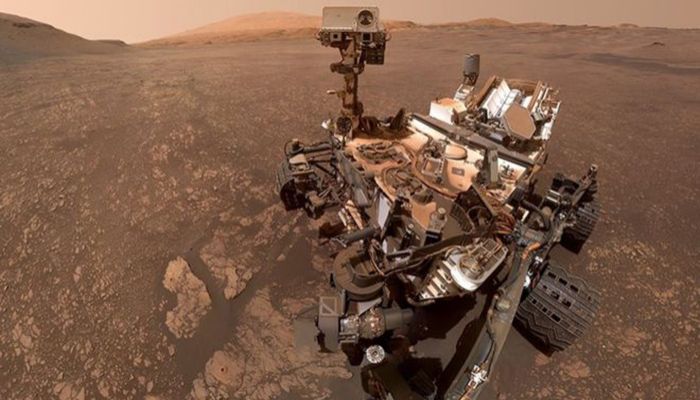 Martian selfie: Nasa's Curiosity rover has been exploring Gale Crater on Mars since 2012. The robot took this "selfie" as it explored the slopes of Mount Sharp - a mountain that forms the central peak of the impact depression. Two samples of rock drilled from this site showed exceptionally high amounts of clay minerals. Clay often forms in the presence of water, which is a key ingredient for life. Previous evidence had shown that water once pooled in Gale Crater.