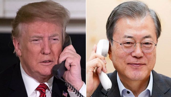 Trump, Moon Discuss Korean Peninsula in Phone Call