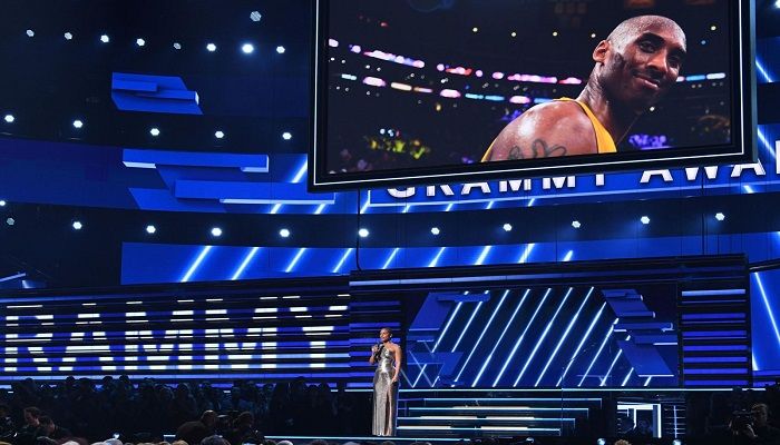 Grammy host Alicia Keys speaks about NBA legend Kobe Bryant, who died in a helicopter crash shortly before the show. Photo: Collected from AFP