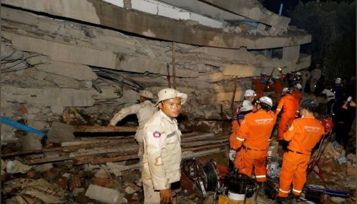 Cambodia Building Collapse Kills 36