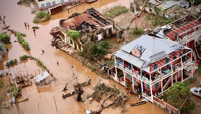 Earlier in the year two cyclones - Idai and Kenneth - battered southern Africa, killing at least 900 people and leaving tens of thousands of people homeless. Mozambique was worse-affected, with entire villages wiped out. Photo: BBC