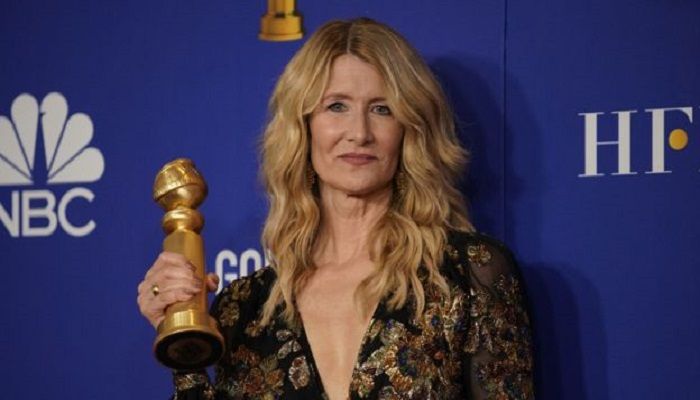 Laura Dern was named best supporting film actress for Marriage Story. Photo: Reuters
