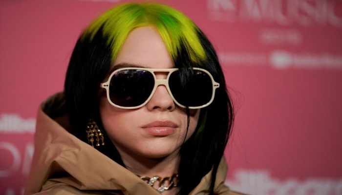 American singer-songwriter Billie Eilish arrives on the red carpet for the `Billboard Women in Music` event in Los Angeles, California, U.S. December 12, 2019. Photo: REUTERS 