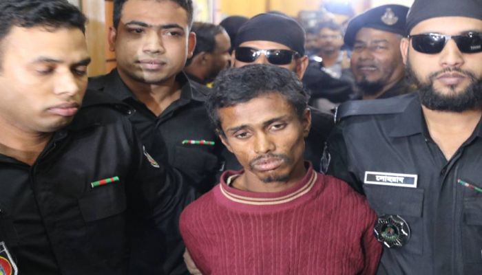 Rab arrested Mojnu from Dhaka’s Shewra rail crossing area on Wednesday morning. Photo: UNB