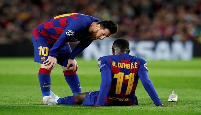 Barca's Dembele Out for Six Months 