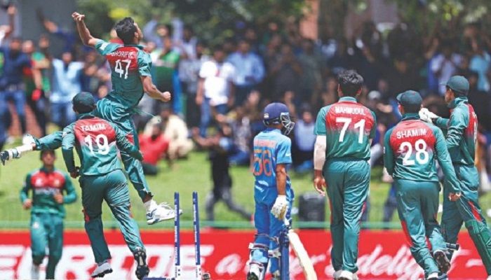 There were numerous instances for Bangladesh to celebrate in the final of the ICC Under-19 World Cup against India on February 10, 2020 as they defeated the reigning champions by three wickets to claim a global title for the first time in the country’s history. Photo: Collected from ICC.