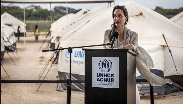 UNHCR Special Envoy Angelina Jolie Photo: Collected from UNHCR