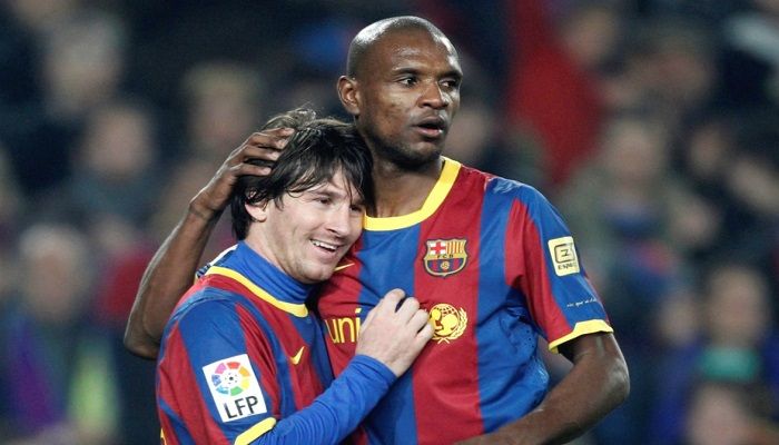 Lionel Messi and Eric Abidal had been in very good terms during their playing days. Messi's frustrations boiled over after Abidal's recent interview to SPORT. Gerard Pique have previously accused the board of feeding information regarding players through the local Catalan press. Photo: Reuters File Photo.