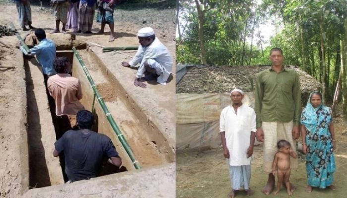 Longest Grave in Bangladesh Gets Ready   