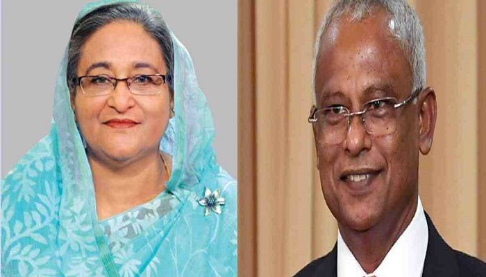 Maldives President Thanks Hasina for Medical Equipment