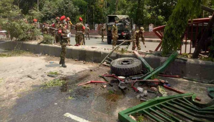 Army Man Killed in City Road Accident; 21 Injured