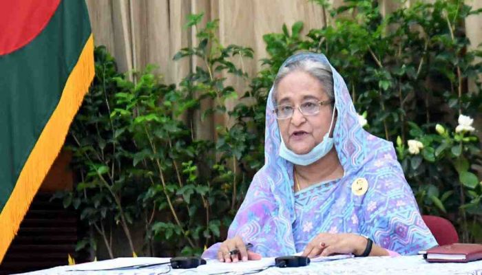 Corona: PM’s Videoconference with Districts under Barisal, Khulna Divisions  
