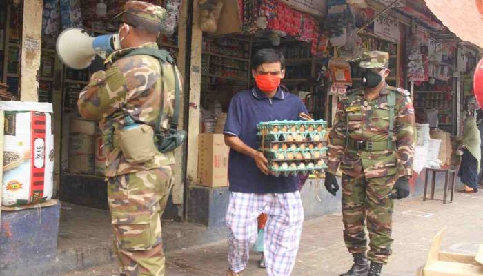 COVID-19 Relief: Army Steps in to Take Control of Distribution in Keraniganj