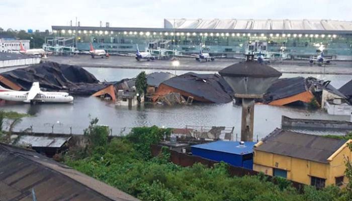 Cyclone Amphan Floods Kolkata Airport