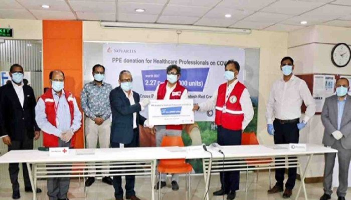 Novartis Bangladesh Donates 28000 PPE