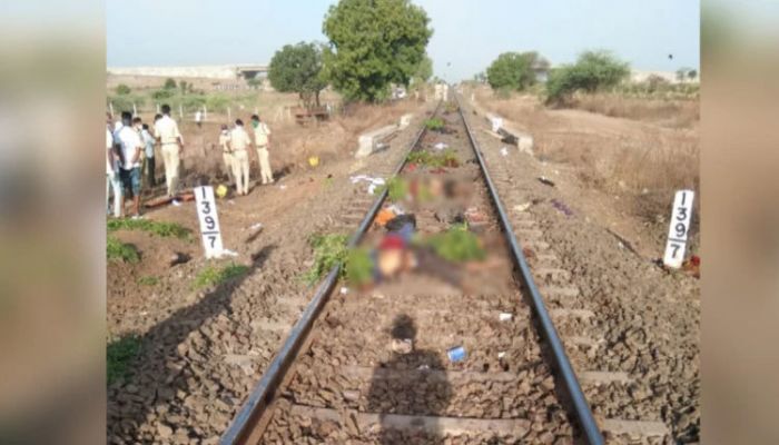 India Train Crushes Migrant Workers Killing 14