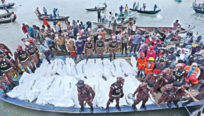 Case Filed against 7 People over Buriganga Launch Capsize