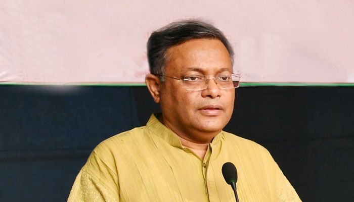 File Photo of Information Minister Dr Hasan Mahmud