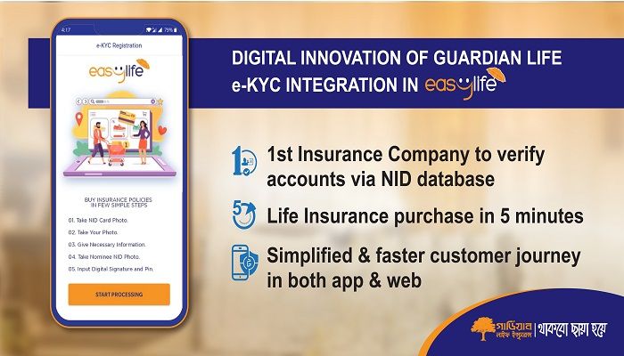 Life Insurance in 5 Minutes Through e-KYC at Guardian Life