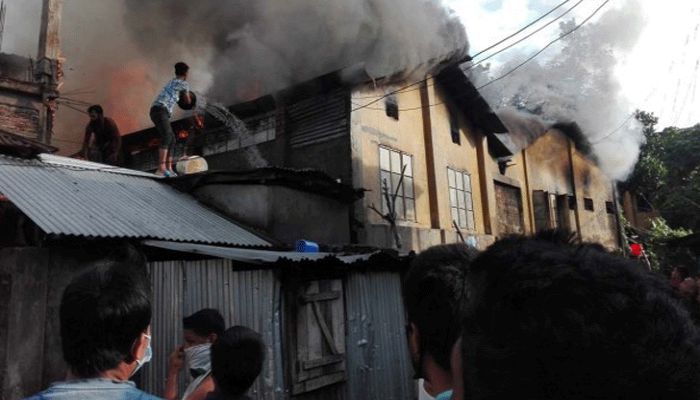 22 Shops Gutted in Fire at Bandarban’s Burmese Market