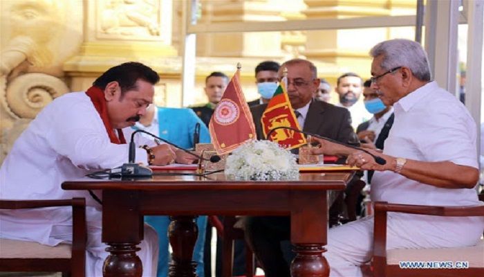 Rajapaksa Sworn in As Sri Lanka's New PM