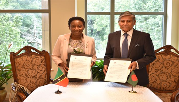 Bangladesh Establishes Diplomatic Ties with Saint Kitts And Nevis