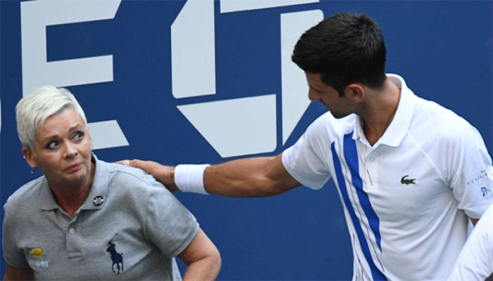 Djokovic Disqualified from US Open after Hitting Line Judge with Ball