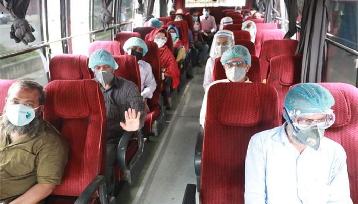 Public Transport Exposing People to Coronavirus Risk