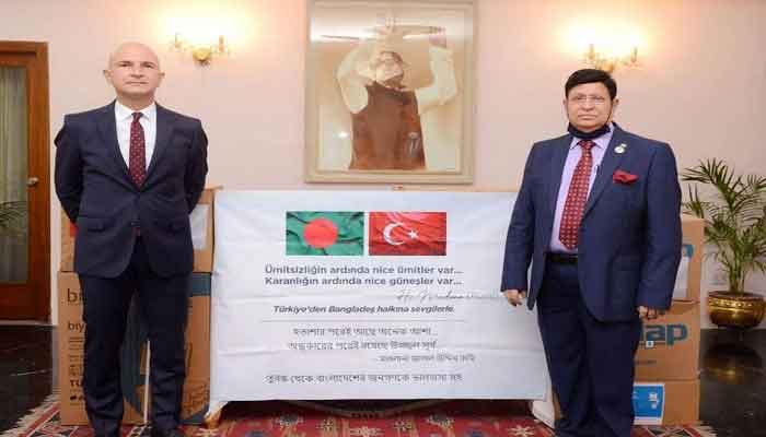 Turkey again Donates Medical Equipment to Bangladesh to Fight COVID-19