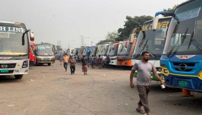 Commuters Suffer Due to Strike in Pabna