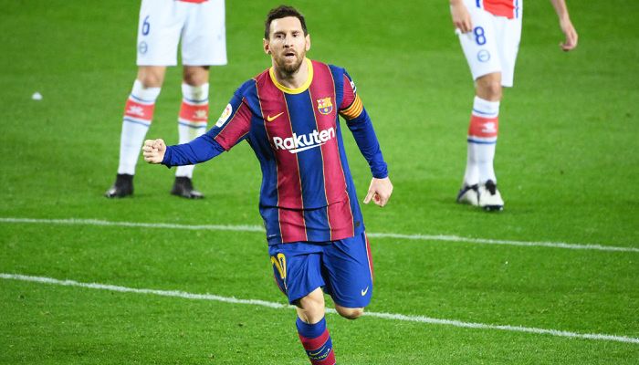 Messi Leads Barca to Thumping Alaves Win