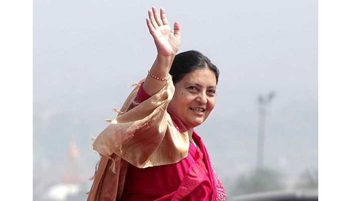 Nepalese President Devi Bhandari Due Monday