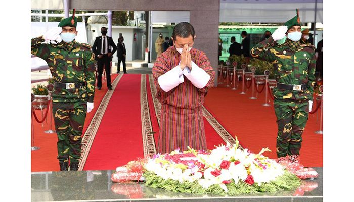 Bhutanese PM Pays Tribute to Bangabandhu