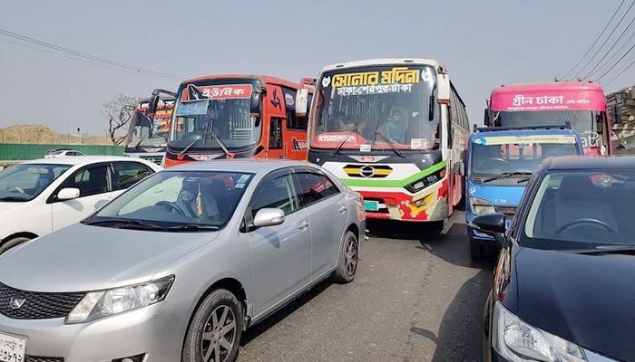 Agitated Passengers Block Airport Road in Khilkhet