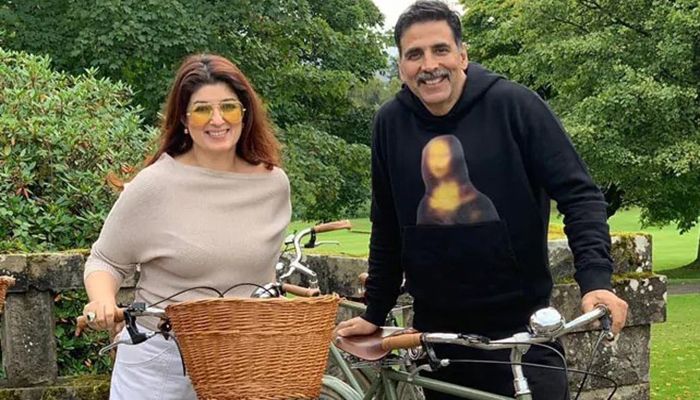 Bollywood superstar Akshay Kumar and his wife Twinkle Khanna. Photo: Collected