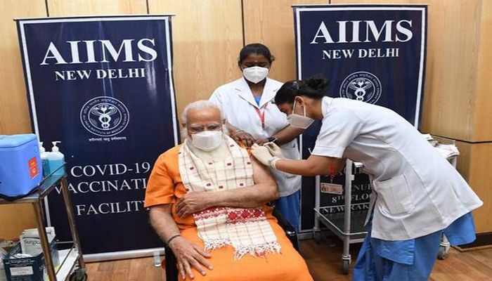 Indian PM Gets Second Dose of Covid Vaccine