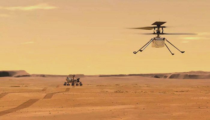 NASA's Mars Helicopter Completes First Flight