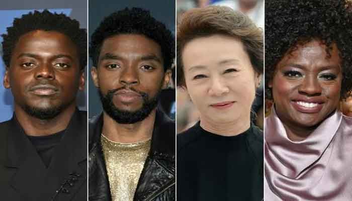 Among the frontrunners are (L-R) Daniel Kaluuya, the late Chadwick Boseman, Youn Yuh-jung, and Viola Davis|| Photo: Collected