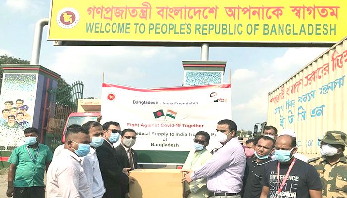 Bangladesh Sends 2nd consignment of Medical Supplies to India