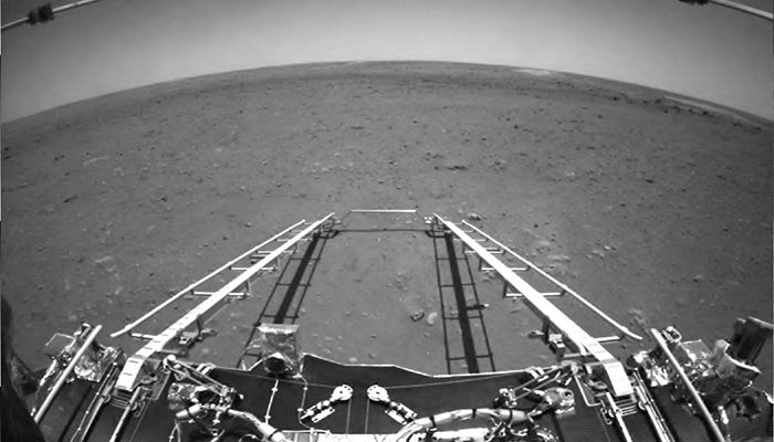 China releases first images from its Zhurong rover on Mars