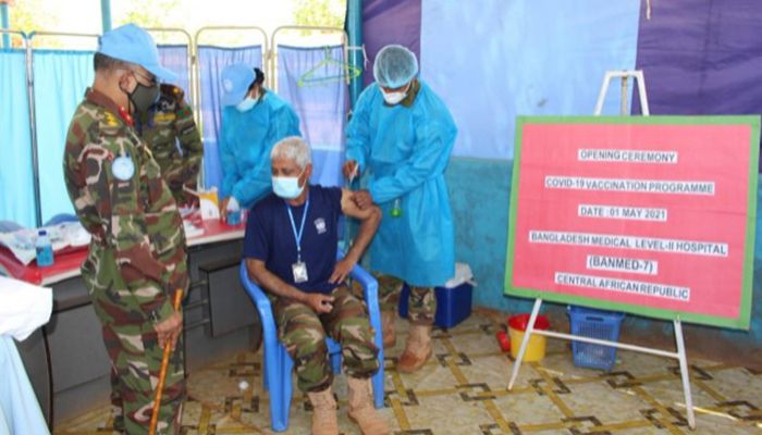 Vaccination Started for Bangladeshi Peacekeepers