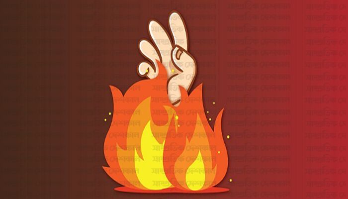 3 of a Family Burnt in Fire at Tin-Shed House in Mohammadpur  