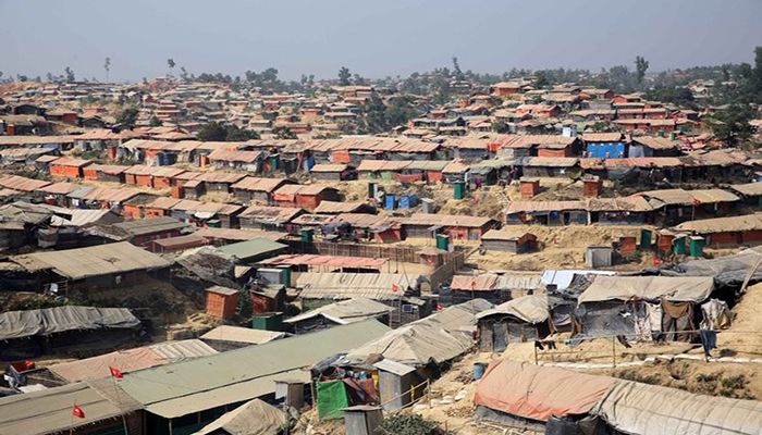 A Rohingya camp in Cox's Bazar, Bangladesh 