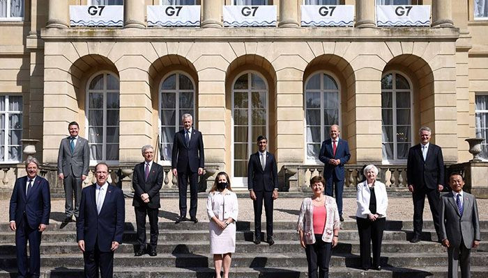G7: Finance ministers meeting in London also agreed in principle to a global minimum corporate tax rate of 15% to avoid countries undercutting each other. || Photo: Collected 