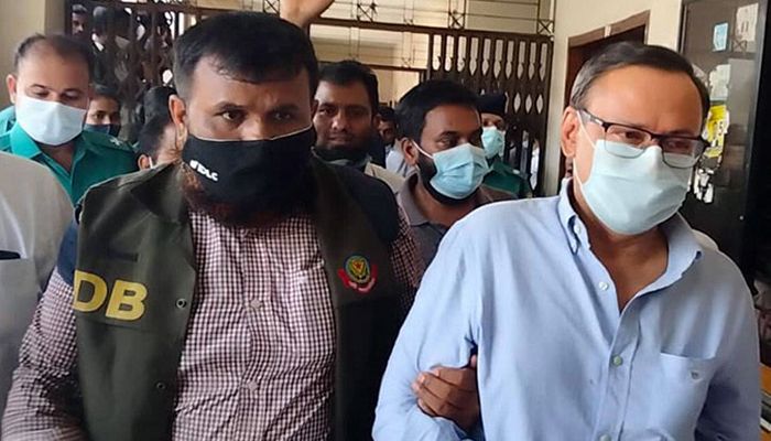 The accused were produced before the Dhaka Chief Metropolitan Magistrate's Court at around 3 pm on Tuesday. || Photo: Collected 