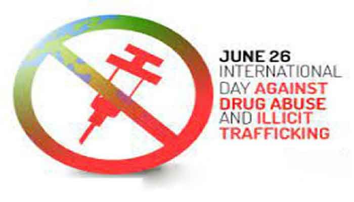 Int'l Day against Drug Abuse And Illegal Trafficking Saturday   