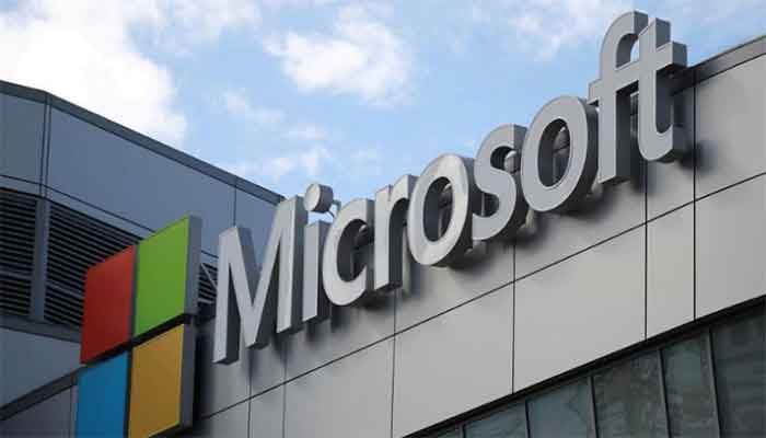 A Microsoft logo is seen in Los Angeles, California U.S. November 7, 2017 || File Photo: Reuters